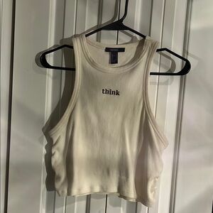 Forever 21 Cream Tank Top